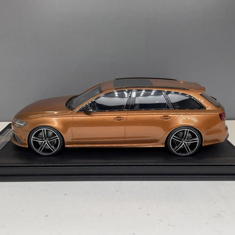 [MotorHelix] 1:18 Audi 2013 RS6 Avant C7 Brown Model Car Resin