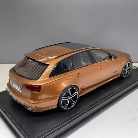 [MotorHelix] 1:18 Audi 2013 RS6 Avant C7 Brown Model Car Resin