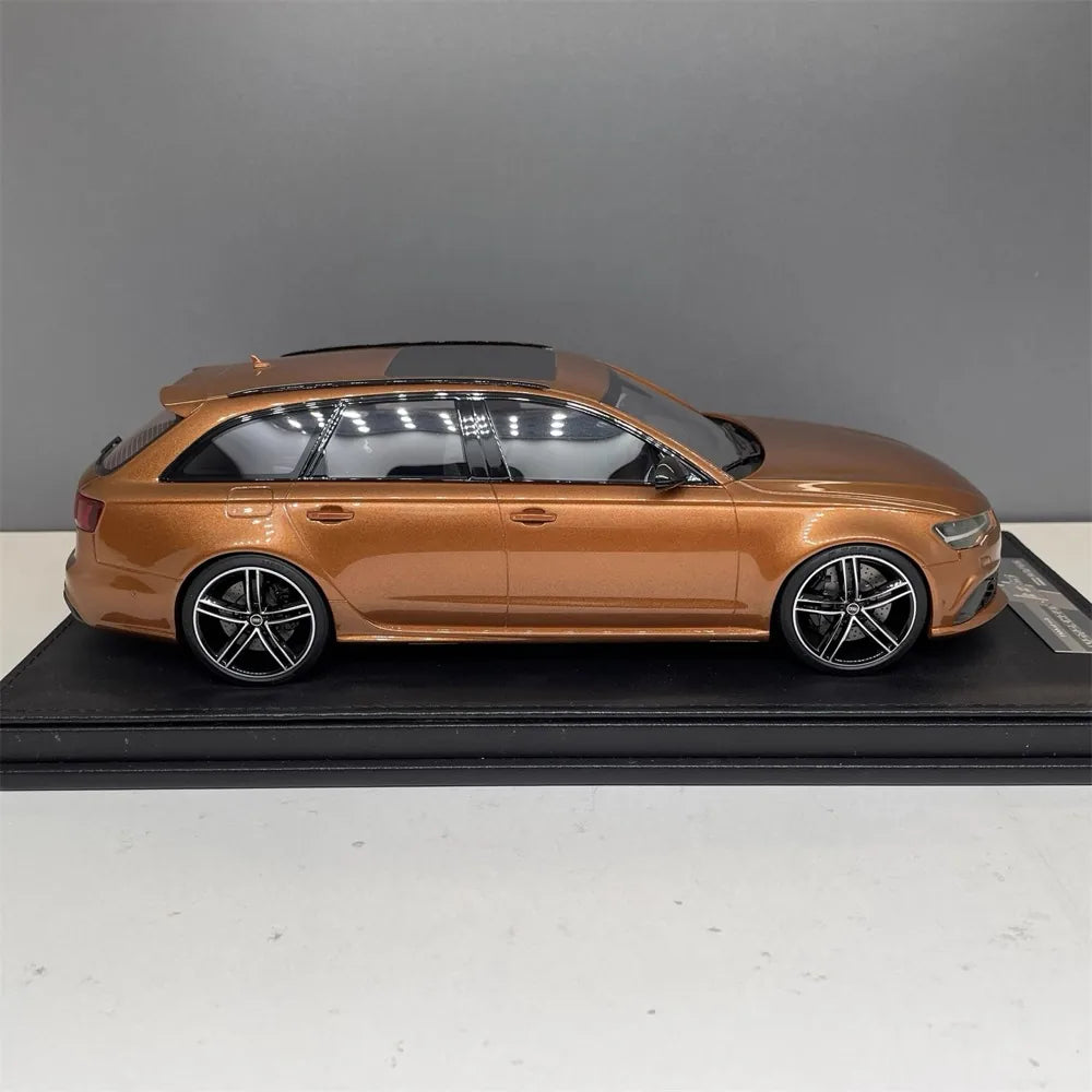 [MotorHelix] 1:18 Audi 2013 RS6 Avant C7 Brown Model Car Resin