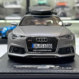 [MotorHelix] 1:18 Audi 2013 RS6 Avant C7 Gray Model Car Resin