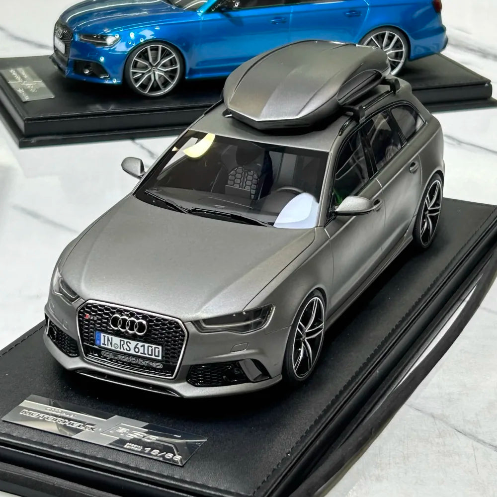 [MotorHelix] 1:18 Audi 2013 RS6 Avant C7 Gray Model Car Resin