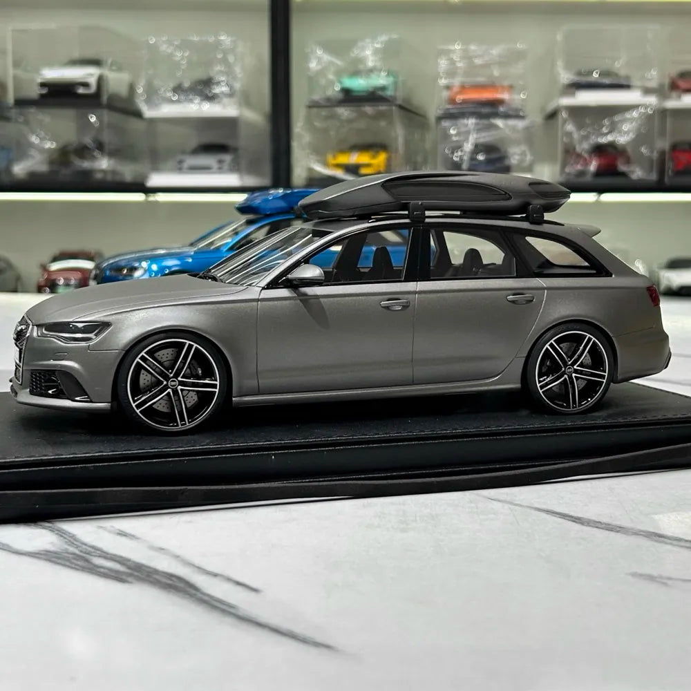 [MotorHelix] 1:18 Audi 2013 RS6 Avant C7 Gray Model Car Resin