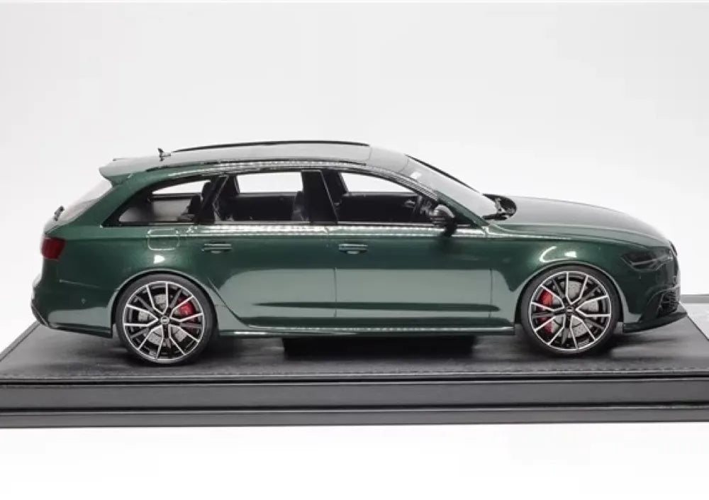 [MotorHelix] 1:18 Audi 2013 RS6 Avant C7 Green Model Car Resin