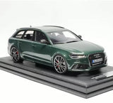 [MotorHelix] 1:18 Audi 2013 RS6 Avant C7 Green Model Car Resin