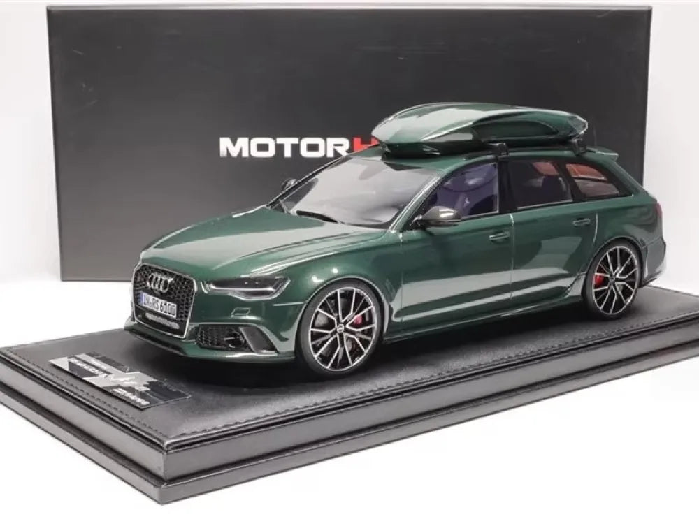 [MotorHelix] 1:18 Audi 2013 RS6 Avant C7 Green Model Car Resin