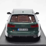 [MotorHelix] 1:18 Audi 2013 RS6 Avant C7 Green Model Car Resin