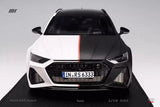 [MotorHelix] 1:18 Audi 2020 RS6 Avant C8 ブラック & ホワイト モデルカー レジン