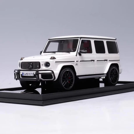 [MotorHelix] 1:18 Mercedes-Benz 2019 AMG G63 White Model Car Resin
