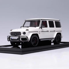 [MotorHelix] 1:18 Mercedes-Benz 2019 AMG G63 White Model Car Resin