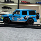 [MotorHelix] 1:18 Mercedes-Benz 2019 AMG G63 Brown Bear Cartoon Livery Model Car Resin