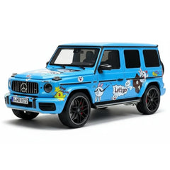 [MotorHelix] 1:18 Mercedes-Benz 2019 AMG G63 brun Bear Varukorgoon Livery modellbil harts