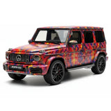 [MotorHelix] 1:18 Mercedes-Benz 2019 AMG G63 LV Colorful Livery Model Car Resin
