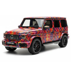 [MotorHelix] 1:18 Mercedes-Benz 2019 AMG G63 LV Colorful Livery Model Car Resin
