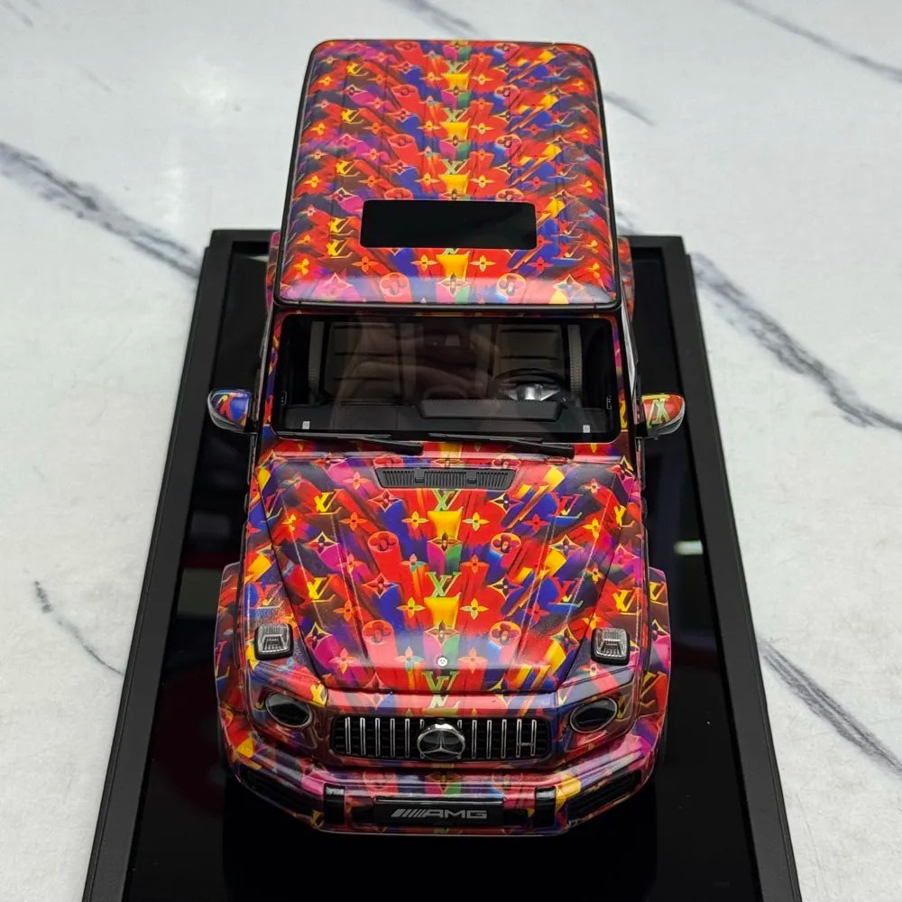 [MotorHelix] 1:18 Mercedes-Benz 2019 AMG G63 LV Colorful Livery pienoismalli Hartsi