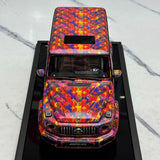 [MotorHelix] 1:18 Mercedes-Benz 2019 AMG G63 LV Colorful Livery Model Car Resin