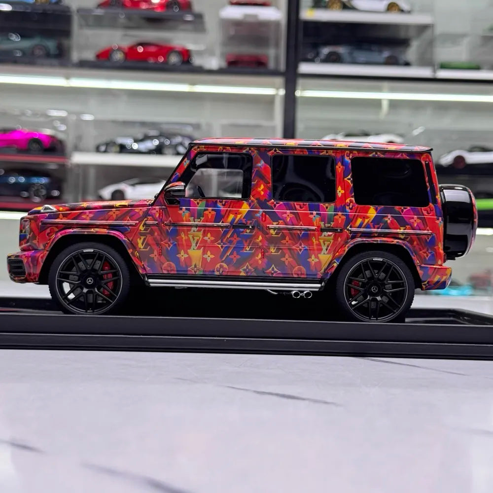 [MotorHelix] 1:18 Mercedes-Benz 2019 AMG G63 LV Colorful Livery pienoismalli Hartsi