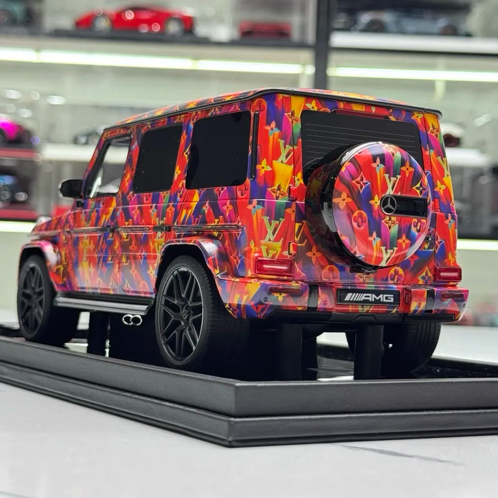 [MotorHelix] 1:18 Mercedes-Benz 2019 AMG G63 LV Colorful Livery pienoismalli Hartsi