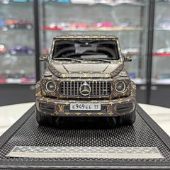 [MotorHelix] 1:18 Mercedes-Benz 2019 AMG G63 LV Livery Model Car Resin