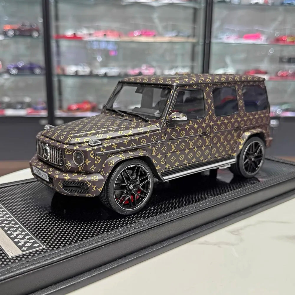 [MotorHelix] 1:18 Mercedes-Benz 2019 AMG G63 LV Livery Model Car Resin