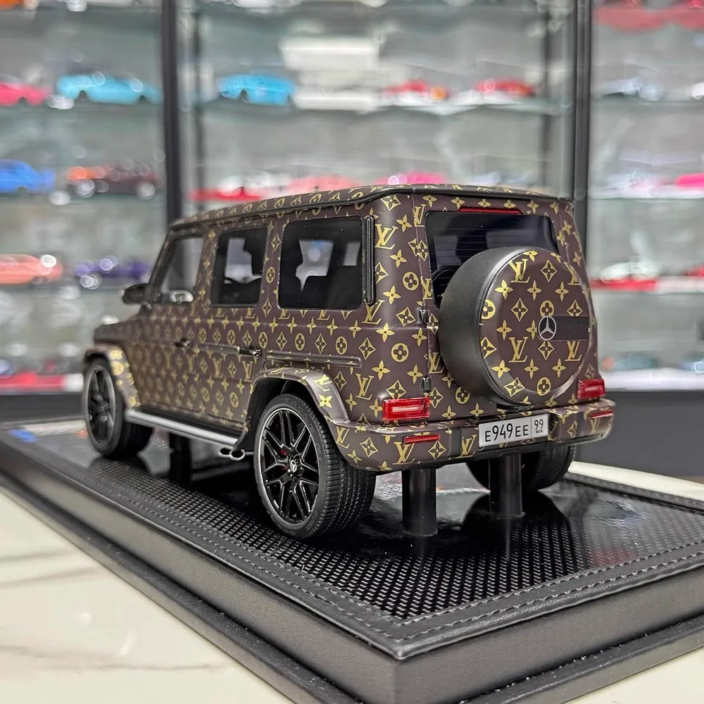 [MotorHelix] 1:18 Mercedes-Benz 2019 AMG G63 LV Livery Model Car Resin