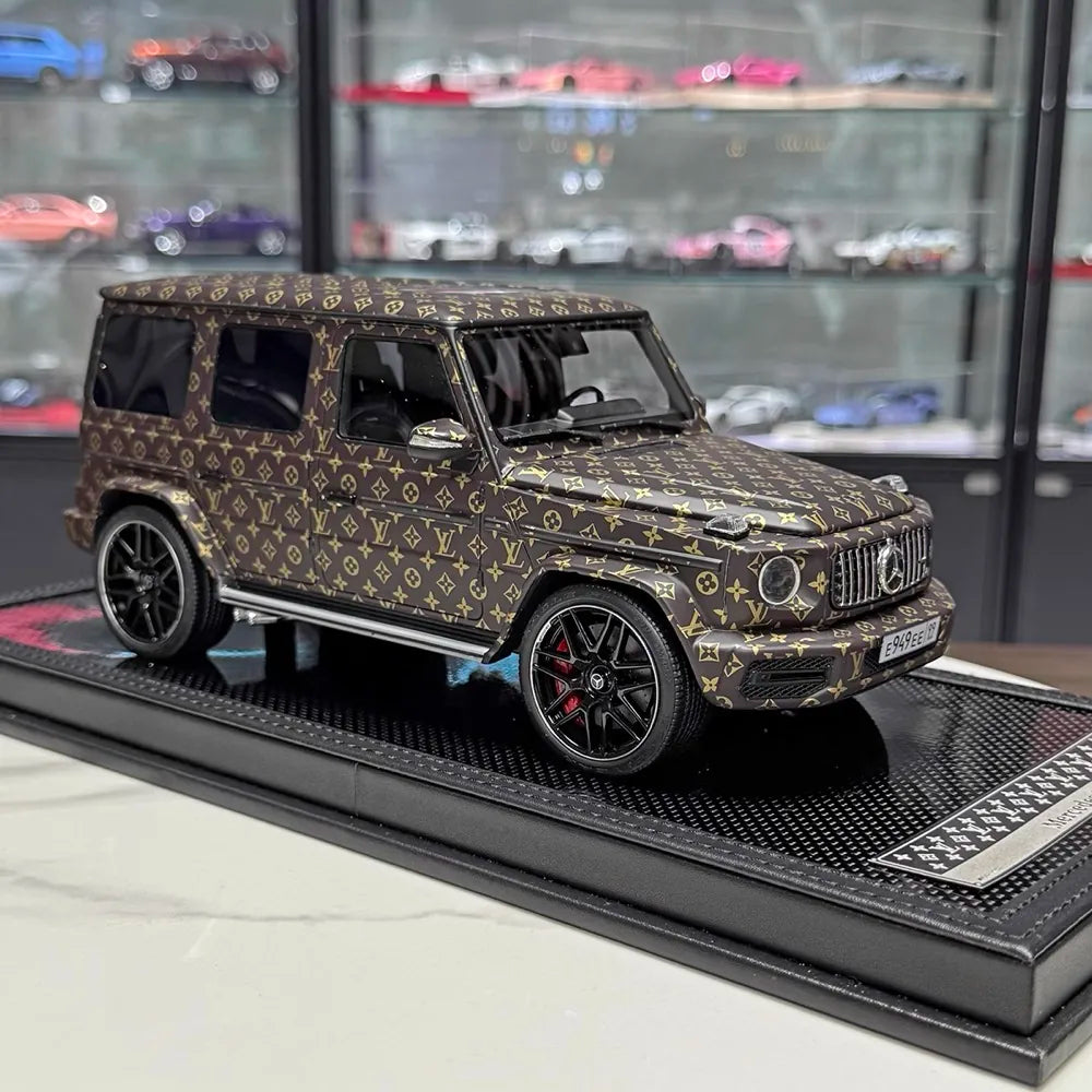 [MotorHelix] 1:18 Mercedes-Benz 2019 AMG G63 LV Livery Model Car Resin