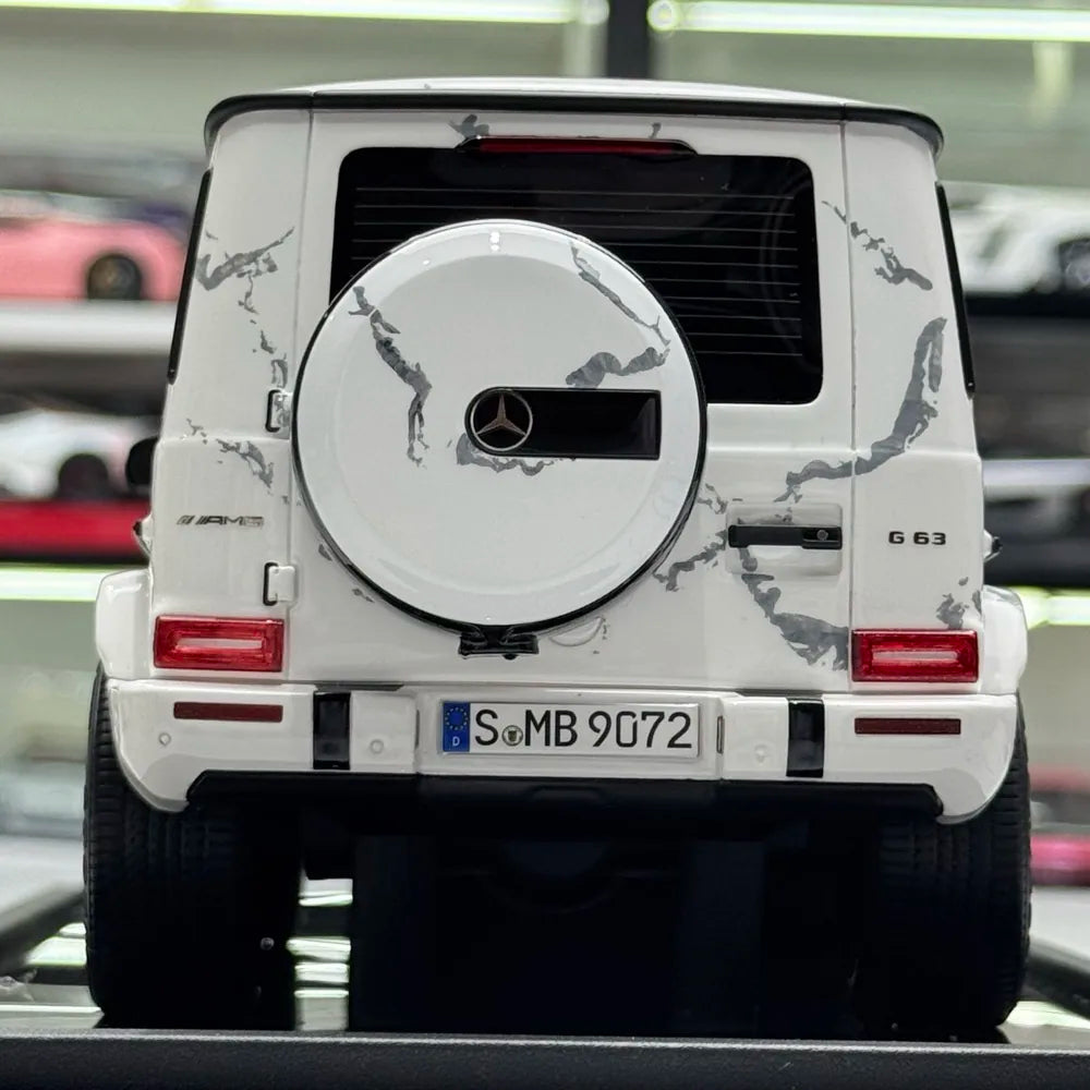 [MotorHelix] 1:18 Mercedes-Benz 2019 AMG G63 Marble Livery modellino di auto resina