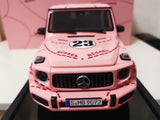 [MotorHelix] 1:18 Mercedes-Benz 2019 AMG G63 Pink Pig Livery Model Car Resin