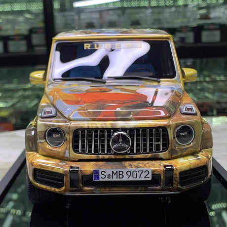 [MotorHelix] 1:18 Mercedes-Benz 2019 AMG G63 Rubens Tiger Hunt Livery Model Car Resin