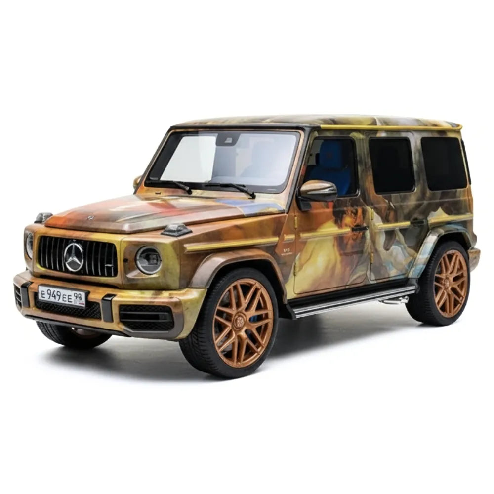[MotorHelix] 1:18 Mercedes-Benz 2019 AMG G63 Rubens Tiger Hunt Livery Model Car Resin