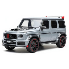 [MotorHelix] 1:18 Mercedes-Benz 2021 Brabus 900 G63 Gray Model Car Resin