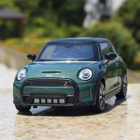 MINI 2021 Cooper S 3-Door F56 LCI2 groen 1:24 – diecast displaymodel