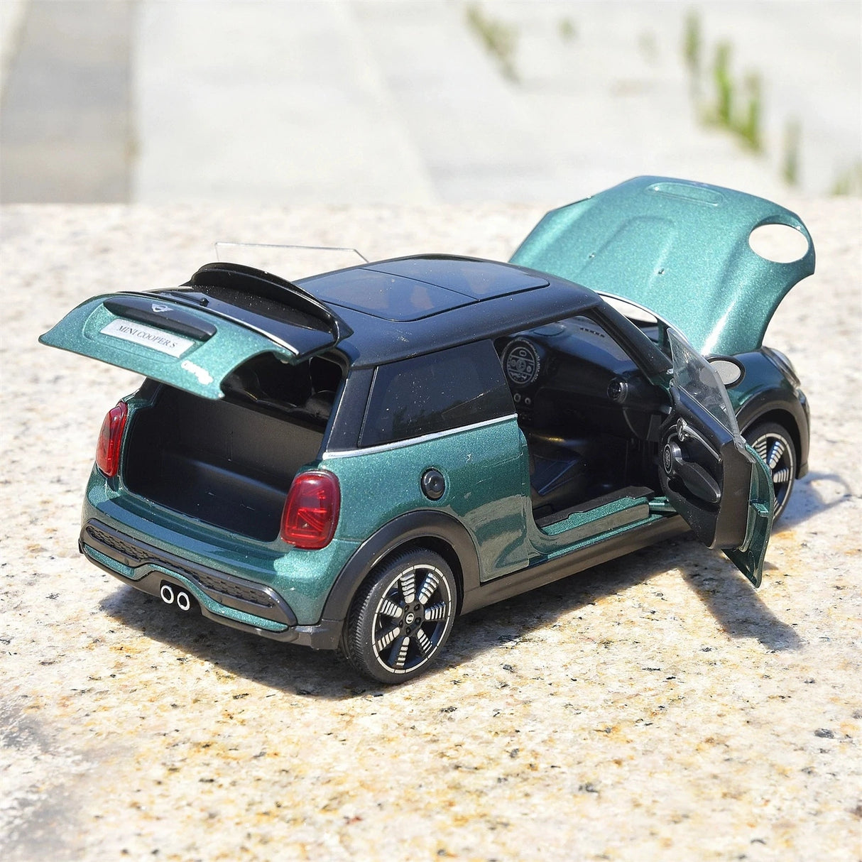 MINI 2021 쿠퍼 S 3도어 F56 LCI2 그린 1:24 – 다이캐스트 디스플레이 모델 다이캐스트