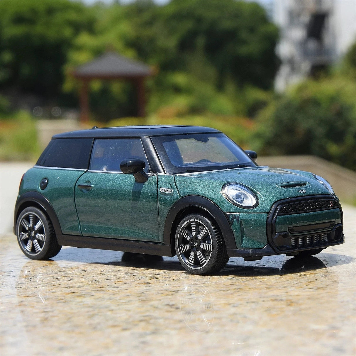 MINI 2021 쿠퍼 S 3도어 F56 LCI2 그린 1:24 – 다이캐스트 디스플레이 모델 다이캐스트