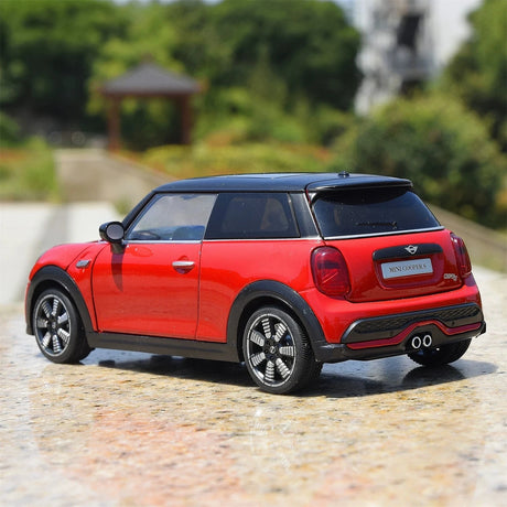 MINI 2021 Cooper S 3-Door F56 LCI2 rood 1:24 – diecast displaymodel
