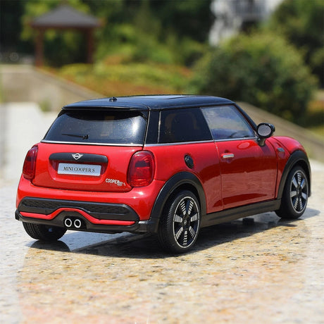 MINI 2021 Cooper S 3-Door F56 LCI2 rood 1:24 – diecast displaymodel