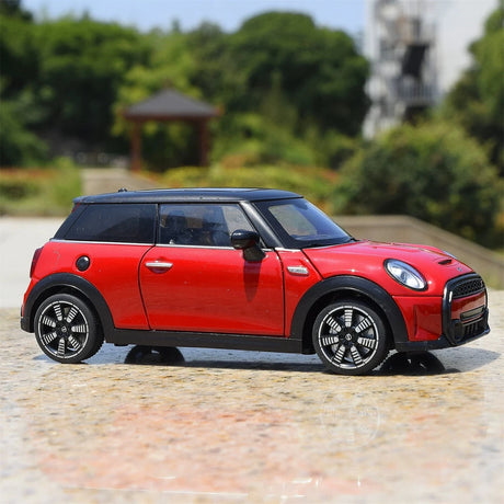 MINI 2021 Cooper S 3-Door F56 LCI2 rood 1:24 – diecast displaymodel