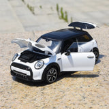 MINI 2021 Cooper S 3-Door F56 LCI2 wit 1:24 – diecast displaymodel