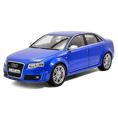 [Minichamps] 1:18 Audi 2006 RS4 Sedan blu modellino di auto Die-Cast