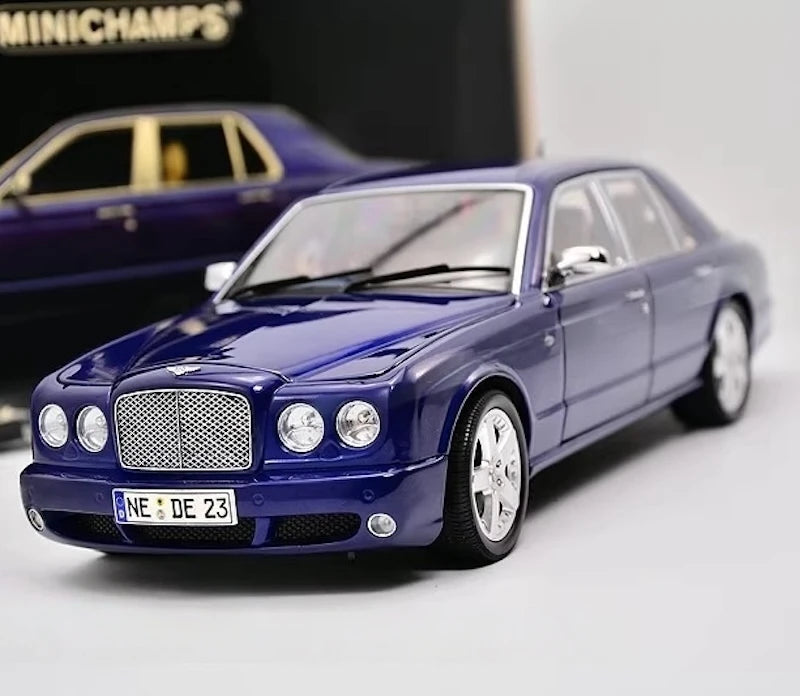 [Minichamps] 1:18 Bentley 2004 Arnage T Blue Model Car Die-Cast