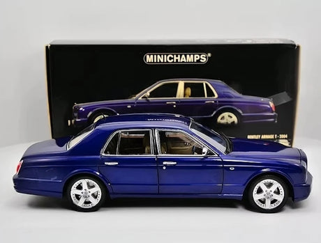 [Minichamps] 1:18 Bentley 2004 Arnage T Blue Model Car Die-Cast
