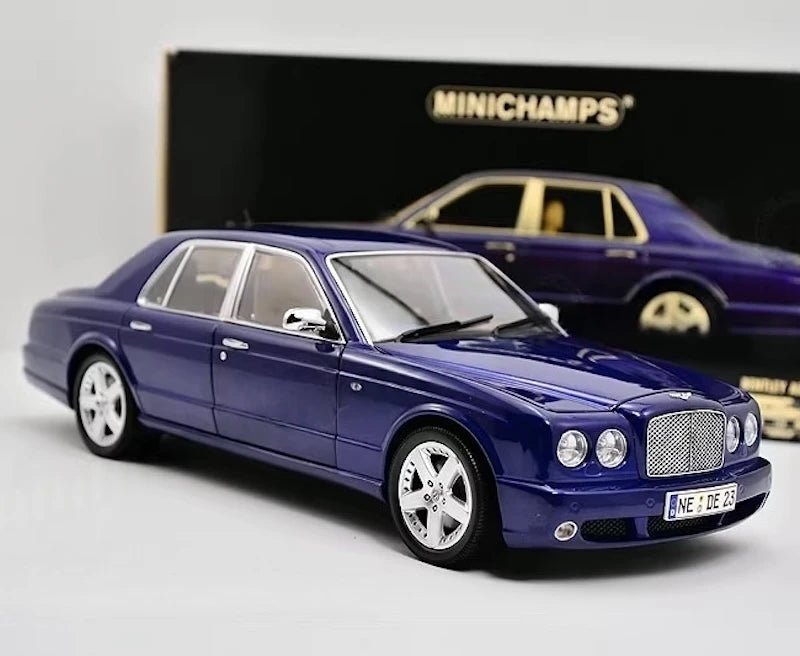 [Minichamps] 1:18 Bentley 2004 Arnage T Blue Model Car Die-Cast