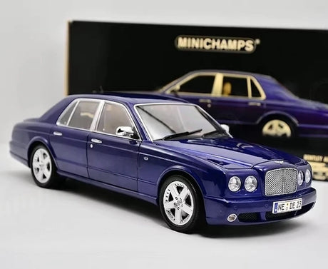 [Minichamps] 1:18 Bentley 2004 Arnage T Blue Model Car Die-Cast