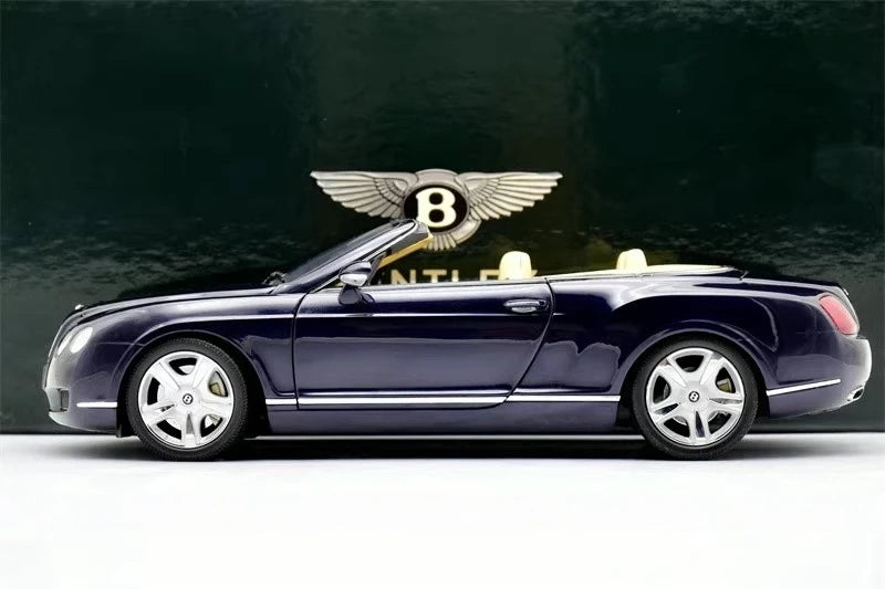 [Minichamps] 1:18 Bentley 2006 Continental GTC blauw modelauto Die-Cast