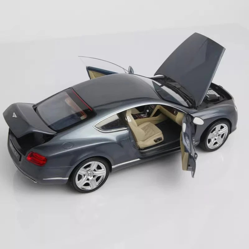 [Minichamps] 1:18 Bentley 2011 Continental GT grigio modellino di auto Die-Cast