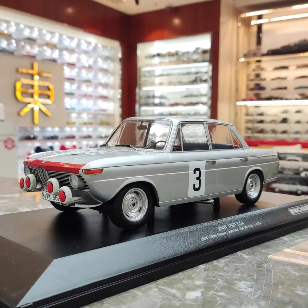 [Minichamps] 1:18 BMW 1965 1800 TiSA No.3 modellino di auto resina