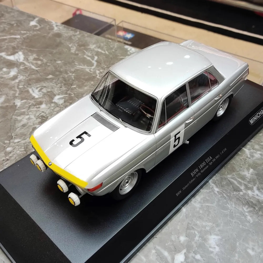 [Minichamps] 1:18 BMW 1965 1800 TiSA No.5 Model Car Resin