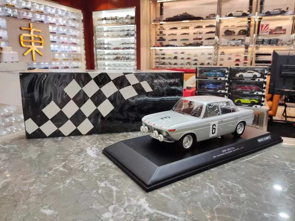 [Minichamps] 1:18 BMW 1965 1800 TiSA No.6 Model Car Resin