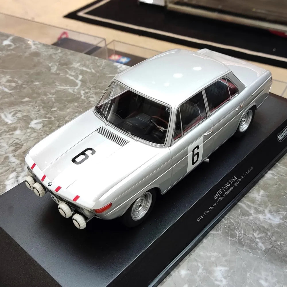 [Minichamps] 1:18 BMW 1965 1800 TiSA No.6 Model Car Resin