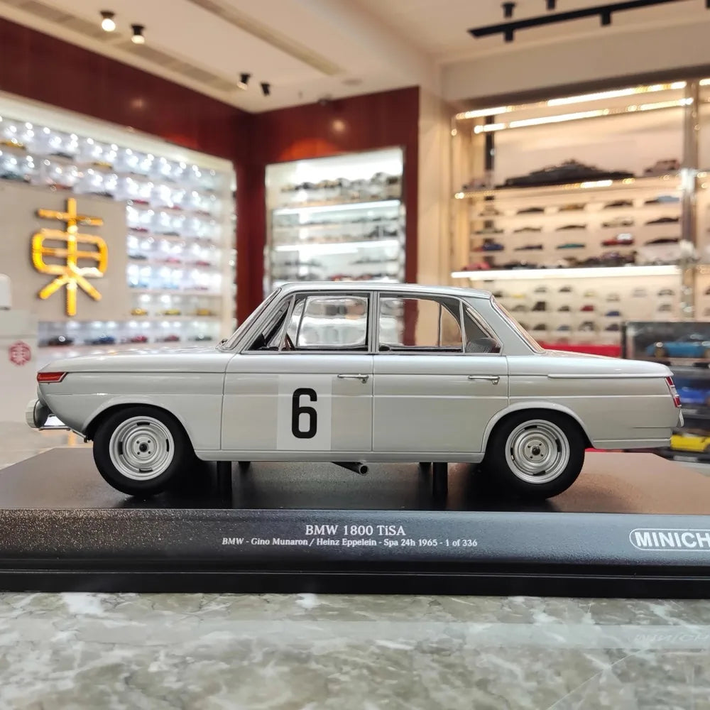 [Minichamps] 1:18 BMW 1965 1800 TiSA No.6 Model Car Resin