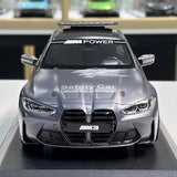 [Minichamps] 1:18 BMW 2021 M4 G82 Gray Safety Model Car Die-Cast